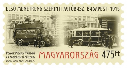 Első menetrend szerinti autóbusz (Budapest, 1915) Első menetrend szerinti autóbusz (Budapest, 1915)